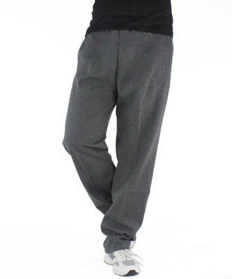 Men's loose fleece joggers with elastic waistband and straight cut Mune Fashion