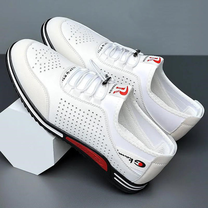 Men's Elastic Casual Sneaker with Quick Lace System and Shock-Absorbing EVA Midsole Mune Fashion