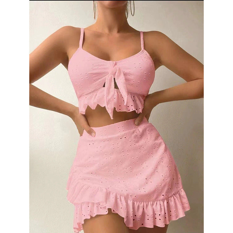 Women's top and skirt set with ruffle details Mune Fashion
