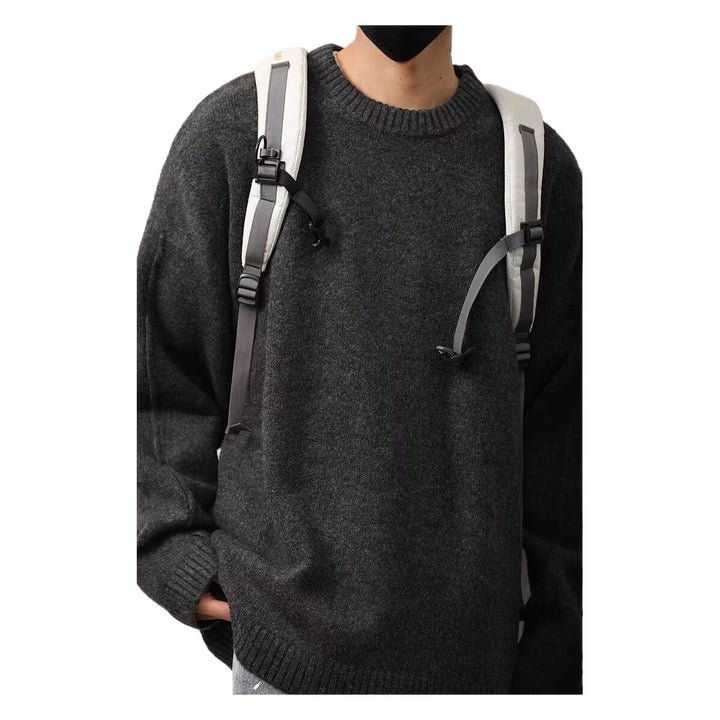 Women's Classic Round Neck Sweater Mune Fashion