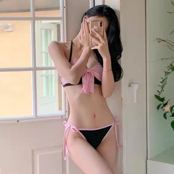 Ladies Bikini Set with exciting tying detail and high leg cut Mune Fashion