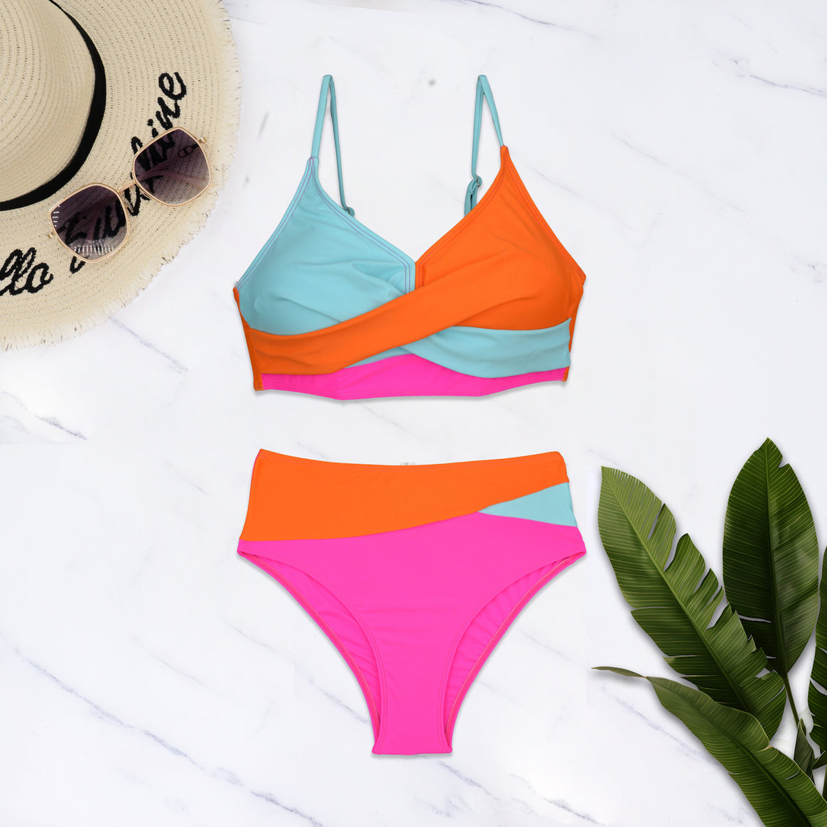 Women's Sporty Two-Piece Bikini Set Mune Fashion
