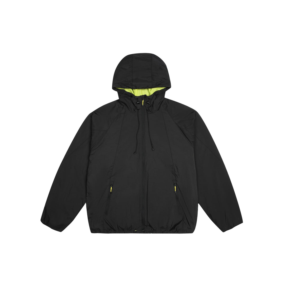 Unisex Lightweight Windbreaker with Adjustable Hood, Packable Nylon Jacket Mune Fashion