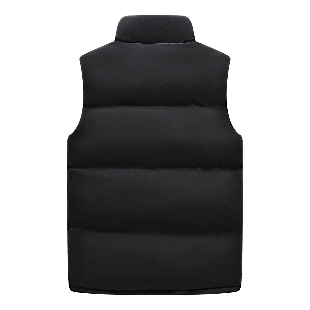 Women’s Padded Sleeveless Thermal Vest with Sherpa Lining and High Stand-Up Collar Mune Fashion