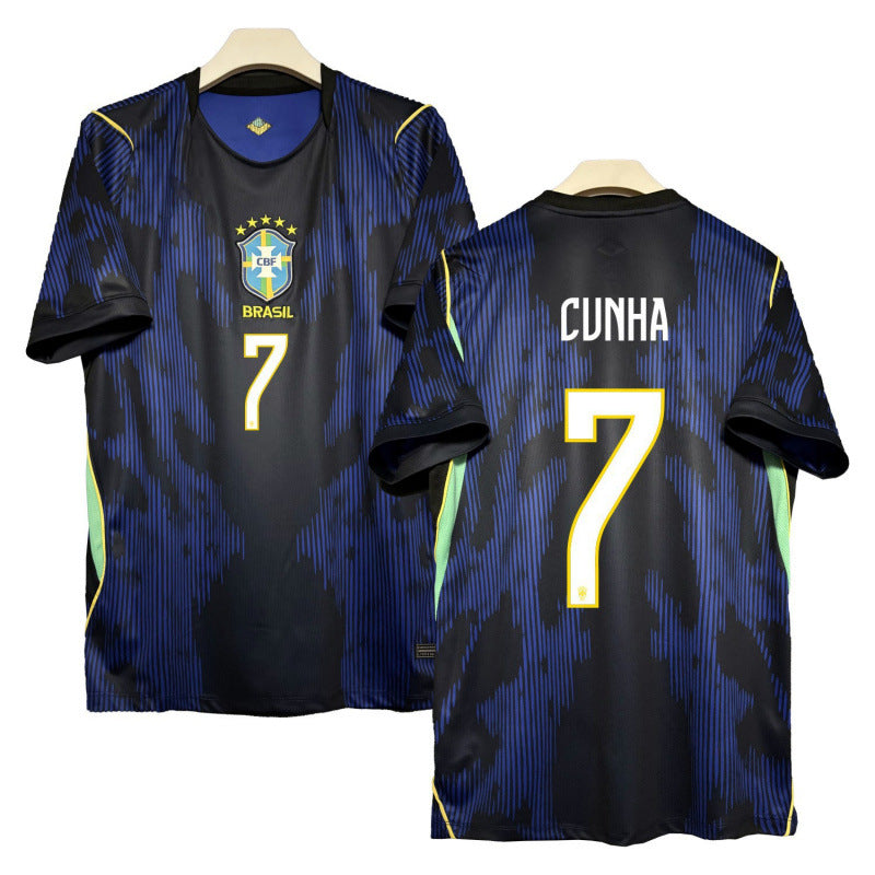 Unisex nan printed retro football jersey with back print and breathable performance fiber Mune Fashion
