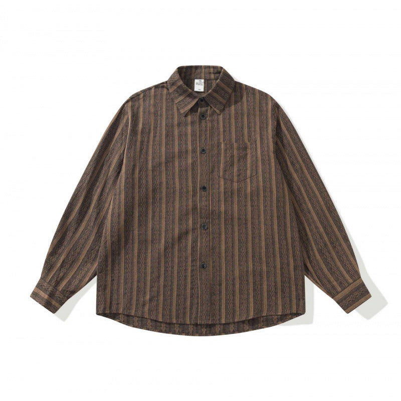 Unisex Lockeres Oversize Shirt made of linen blend with fine waffle texture and breast pocket Mune Fashion