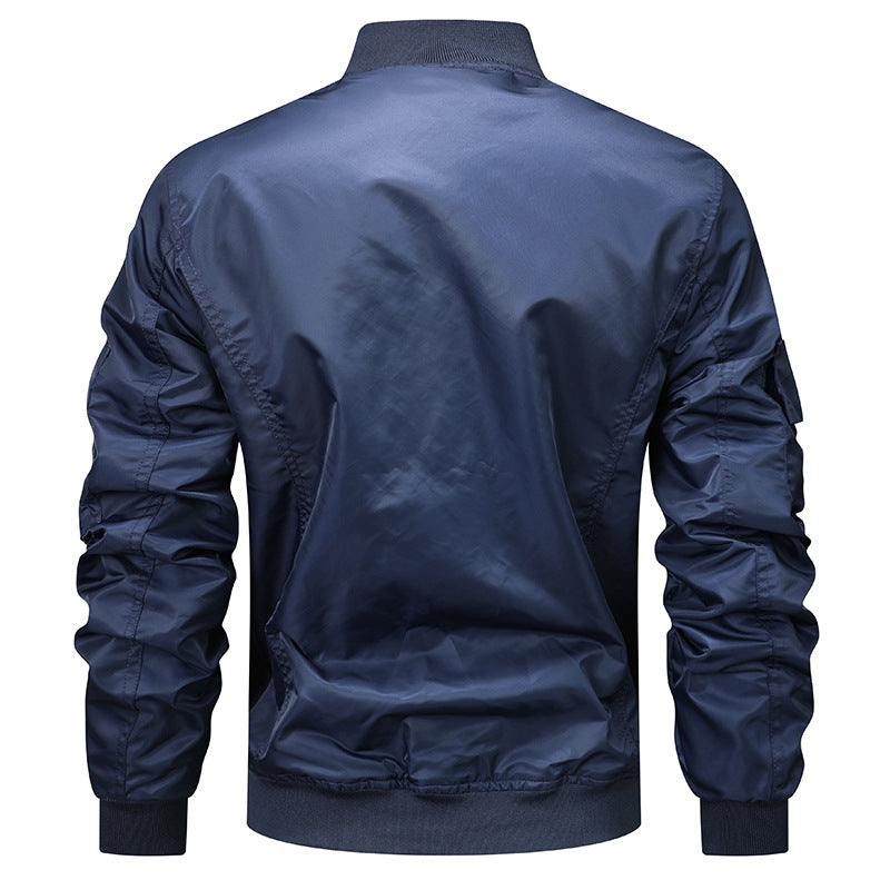 Men's urban-military bomber jacket with modular multi-purpose pockets and D-ring details Mune Fashion