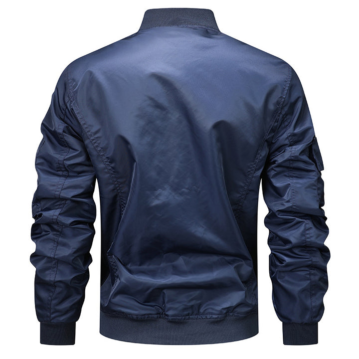 Men's urban-military bomber jacket with modular multi-purpose pockets and D-ring details Mune Fashion