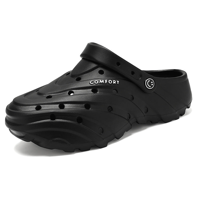 Unisex nan lightweight perforated comfort clogs with ergonomic EVA sole and adjustable heel strap Mune Fashion