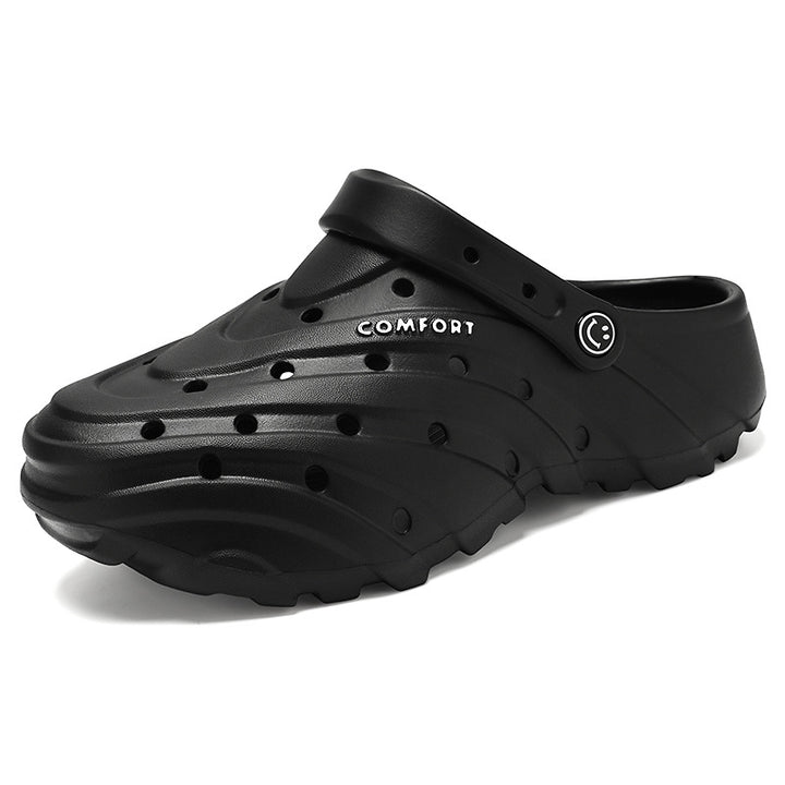 Unisex nan lightweight perforated comfort clogs with ergonomic EVA sole and adjustable heel strap Mune Fashion