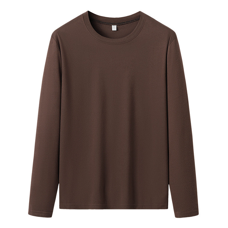 Men's Long-Sleeved Crew Neck Basic Sweatshirt made of Soft Cotton Blend Mune Fashion