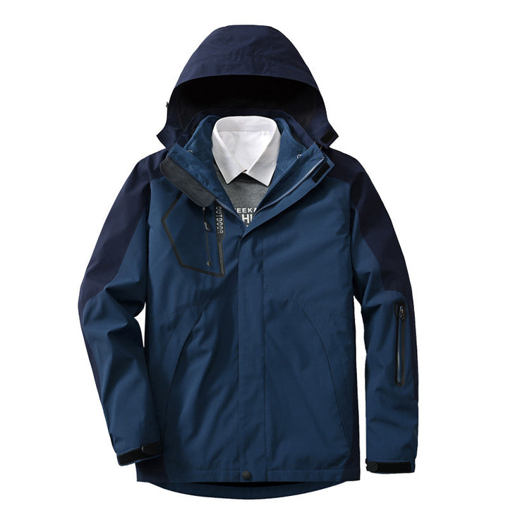 Men's breathable and waterproof softshell outdoor jacket with welded seams and multifunctional pockets Mune Fashion