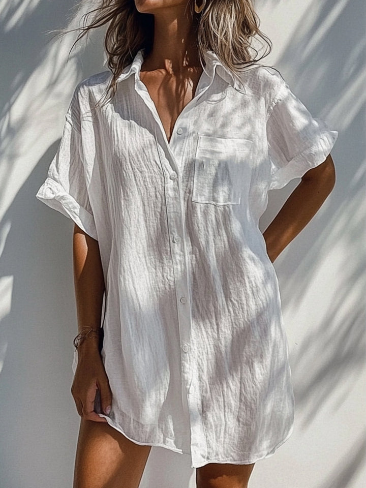 Ladies light and airy short-sleeve blouse Mune Fashion