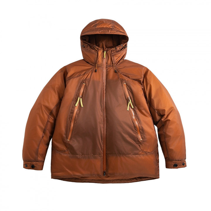 Unisex Oversize padded hoodie with diagonal zip pockets and adjustable hem Mune Fashion