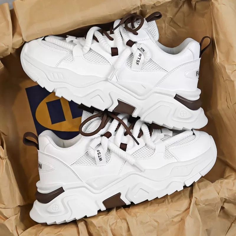 Women's Sporty Chunky Sneakers with Innovative Details Mune Fashion