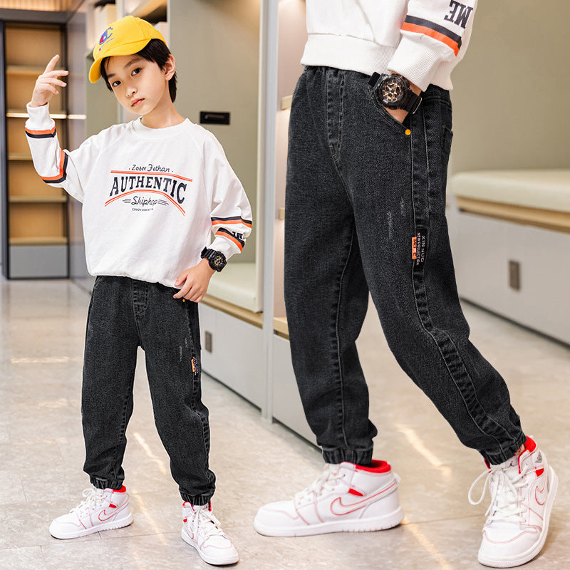 Men's casual fleece jeans with warming inner lining Mune Fashion