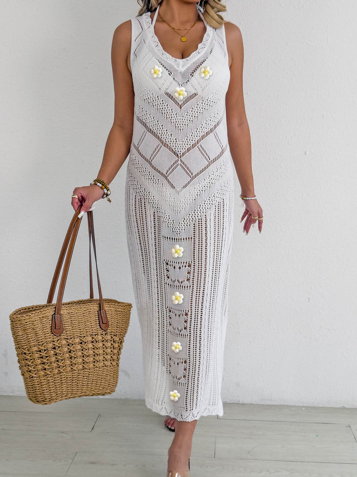 Women’s crochet dress with floral design Mune Fashion