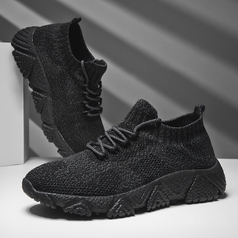 Unisex nan urban knitted slip-on sneakers with sock-like shaft and distinctive profile sole Mune Fashion
