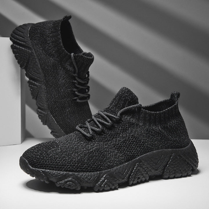 Unisex nan urban knitted slip-on sneakers with sock-like shaft and distinctive profile sole Mune Fashion