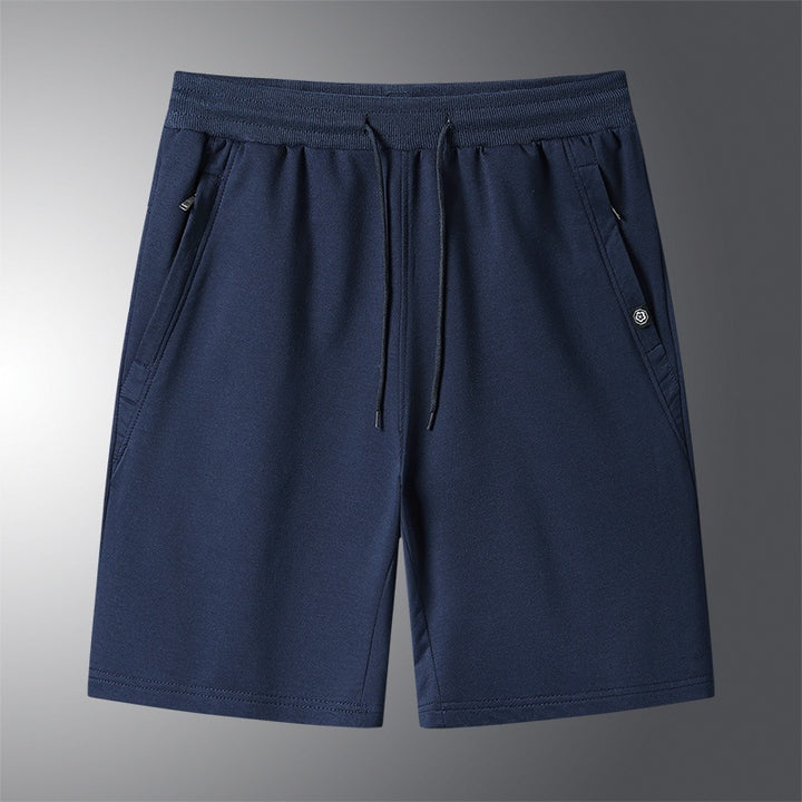 Men's sporty leisure pants with elastic waistband