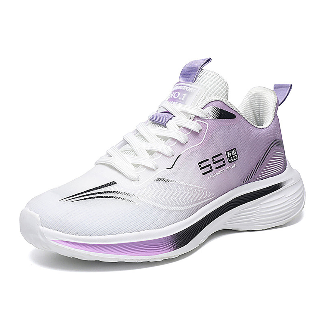 Women's breathable comfort walking sneakers with sock-like entry and cushioned EVA platform sole Mune Fashion