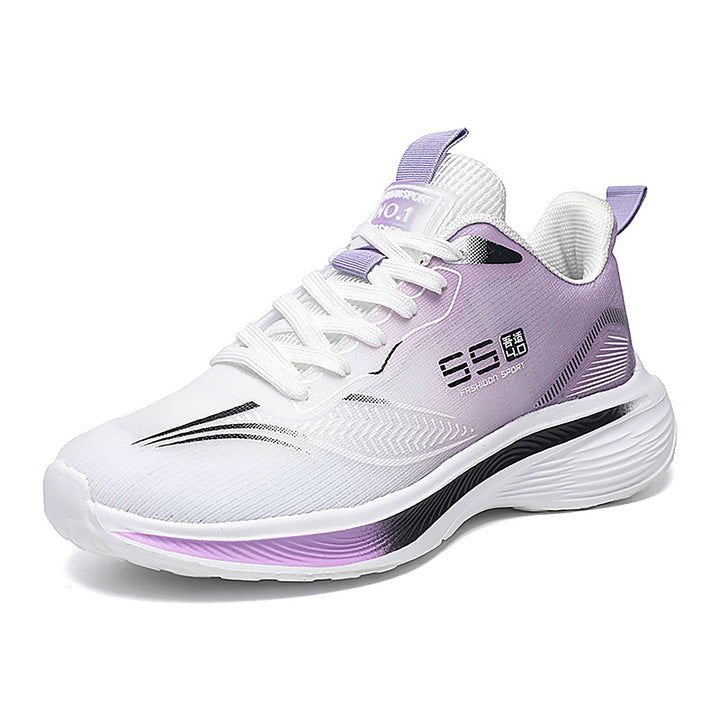 Women's breathable comfort walking sneakers with sock-like entry and cushioned EVA platform sole Mune Fashion