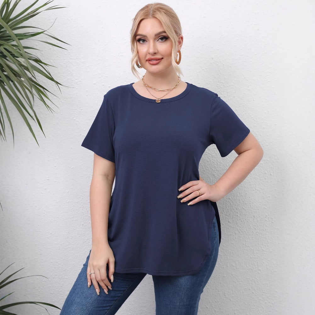 Women's casual T-shirt with side pockets Mune Fashion