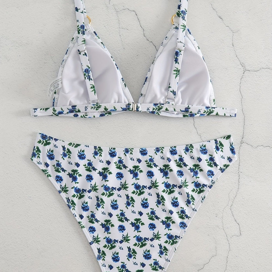 Women Triangle Bikini with Luxurious Details Mune Fashion