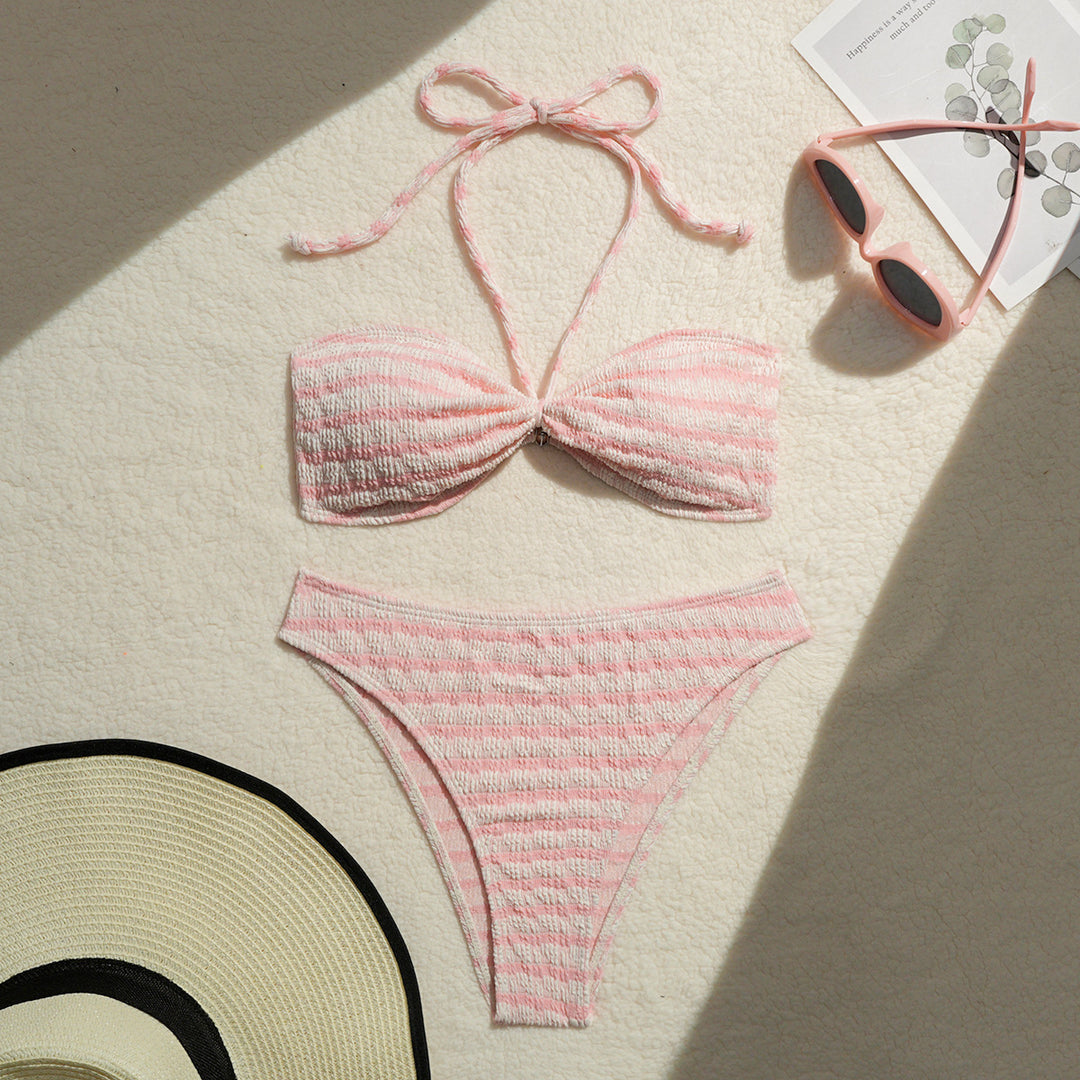 Women's bikini set with textured surface Mune Fashion