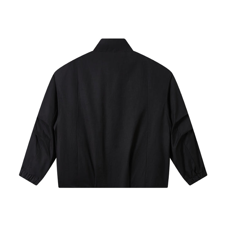 Men's short-cut utility blouson with high funnel collar and flap pockets Mune Fashion