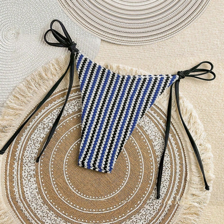 Ladies High-Cut Bikini Bottom with Elegant Ties Mune Fashion
