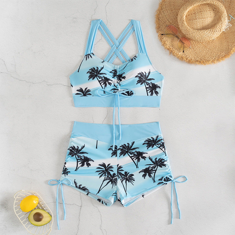 Women's Sporty Bikini Set with Adjustable Straps Mune Fashion