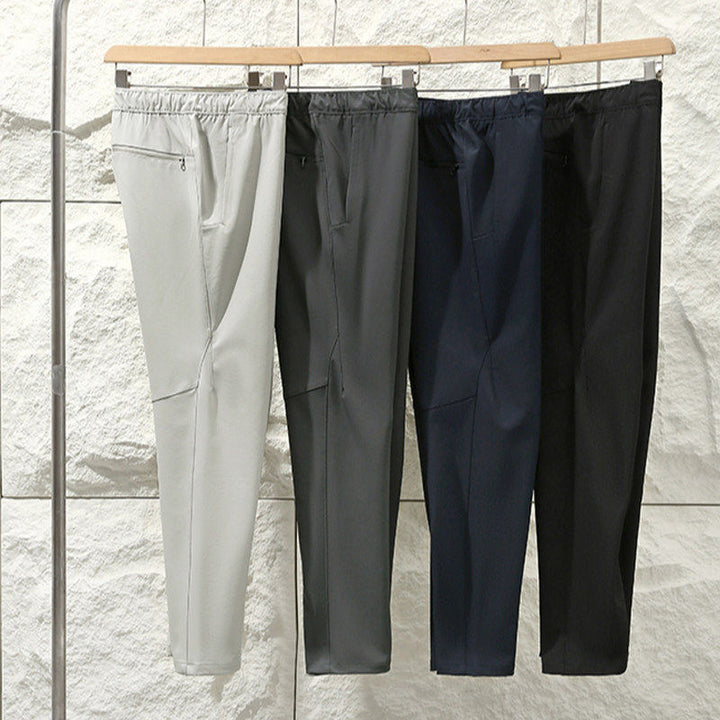 Men Comfortable Relaxed-Fit Leisure Pants Mune Fashion