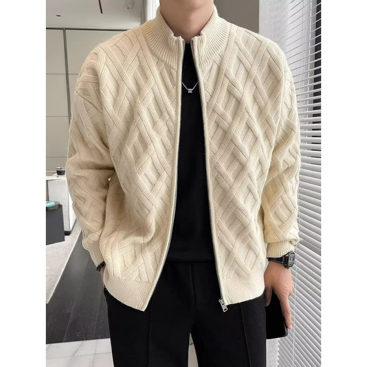 Women Chunky Knit Cardigan Mune Fashion