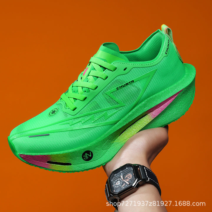 Unisex lightweight performance running shoe with cushioned platform sole and breathable mesh Mune Fashion
