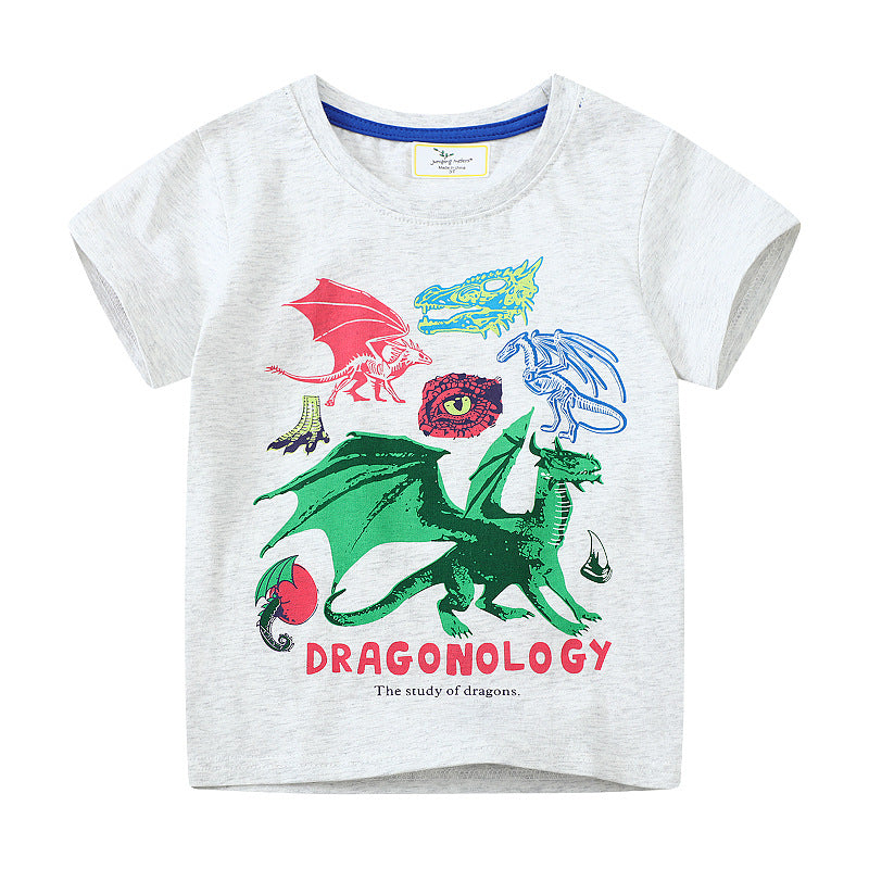 Boys T-shirt with creative dragon design Mune Fashion