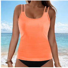 Ladies Tankini top with fashionable ruffle design Mune Fashion