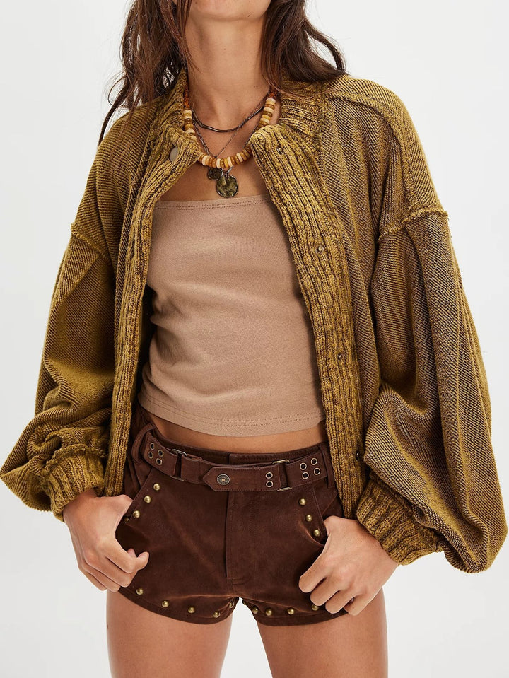 Women's Fashion Cardigan with Button Details