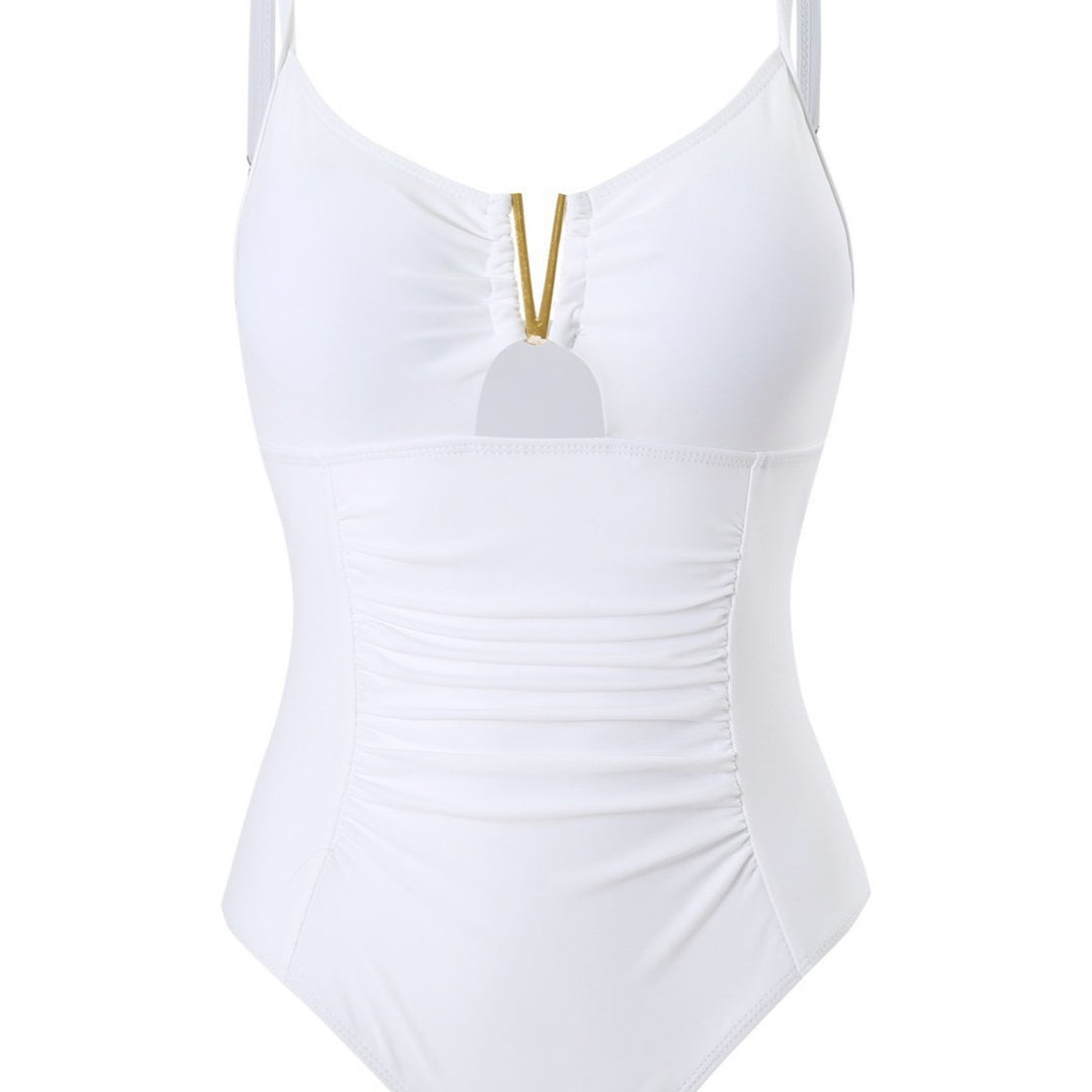 Women's swimsuit with gathers and elegant decor Mune Fashion
