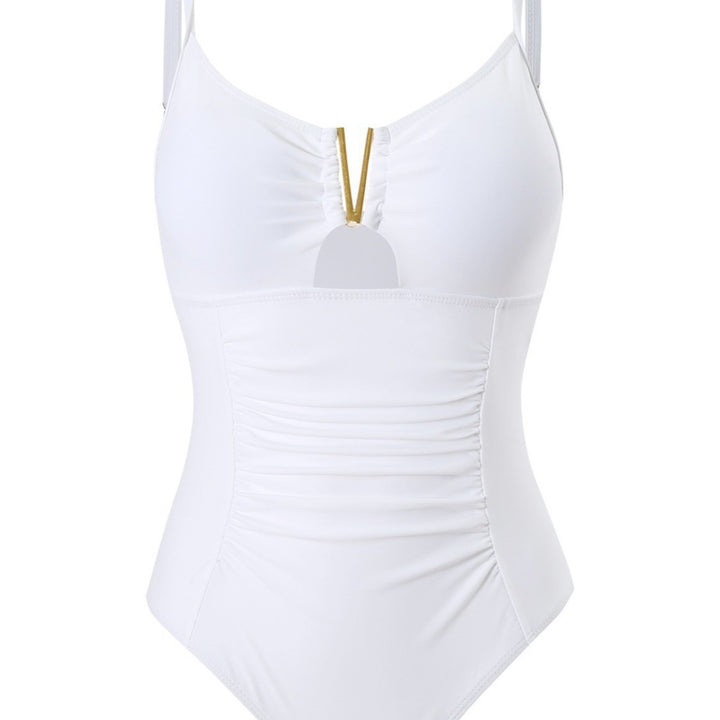 Women's swimsuit with gathers and elegant decor Mune Fashion