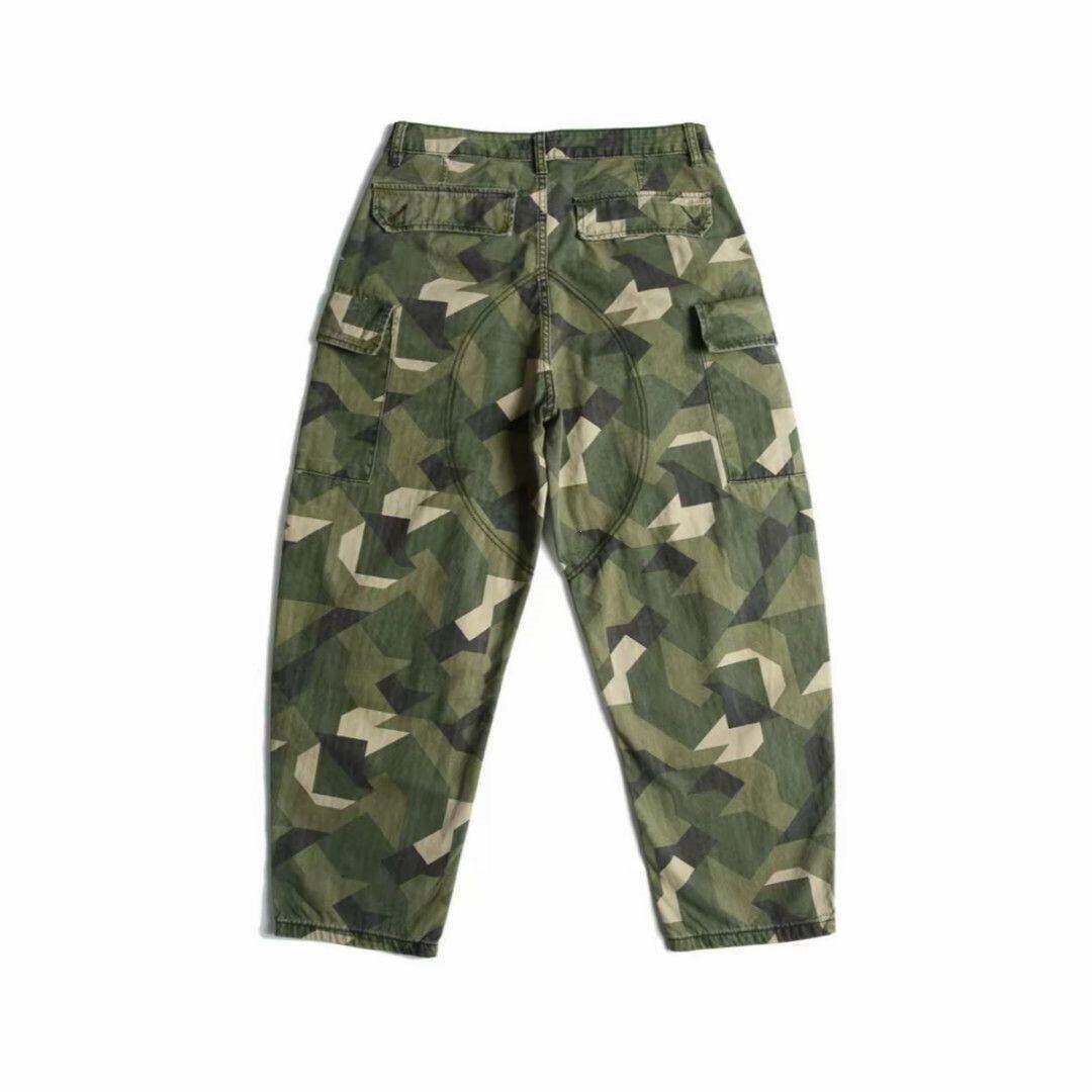 Men's cargo pants with modern camouflage pattern Mune Fashion