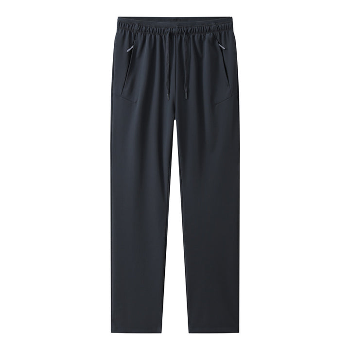 Men's Cone Travel Jogging Pants made of Functional Jersey with Elastic Waistband, Drawstring & Concealed Zipper Pockets Mune Fashion