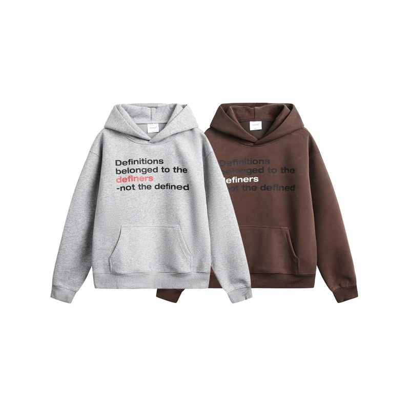 Unisex Oversize Hoodie made of cotton blend with kangaroo pocket and statement print Mune Fashion