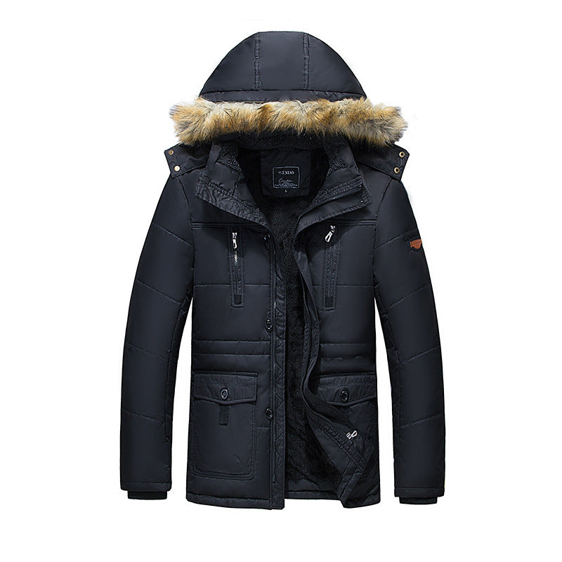 Men's urban thermal parka with warming teddy lining, faux fur hood, and multiple pockets Mune Fashion