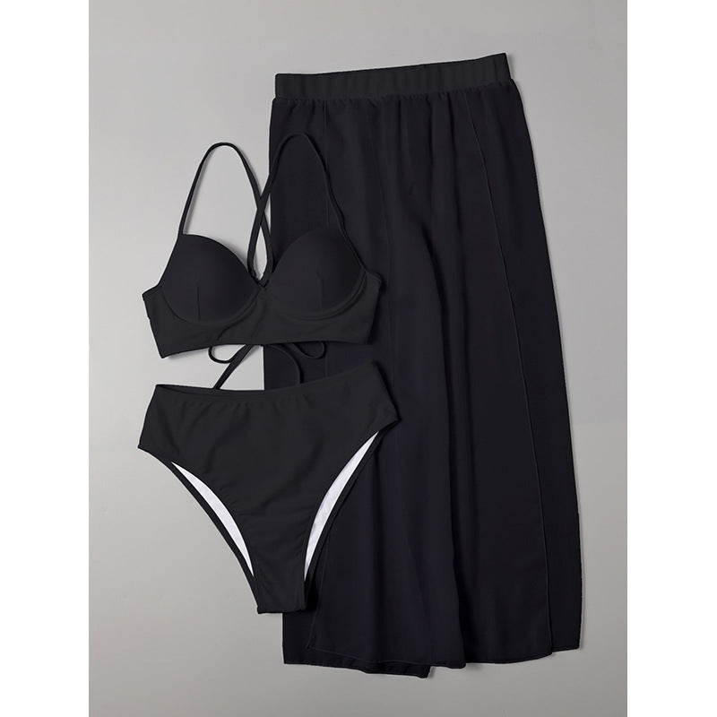Women's Two-Piece Bikini Set with Chic Skirt Mune Fashion