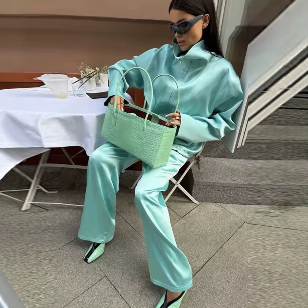 Ladies Structured Tote Bag with Crocodile Embossing and Double Carry Handle Mune Fashion