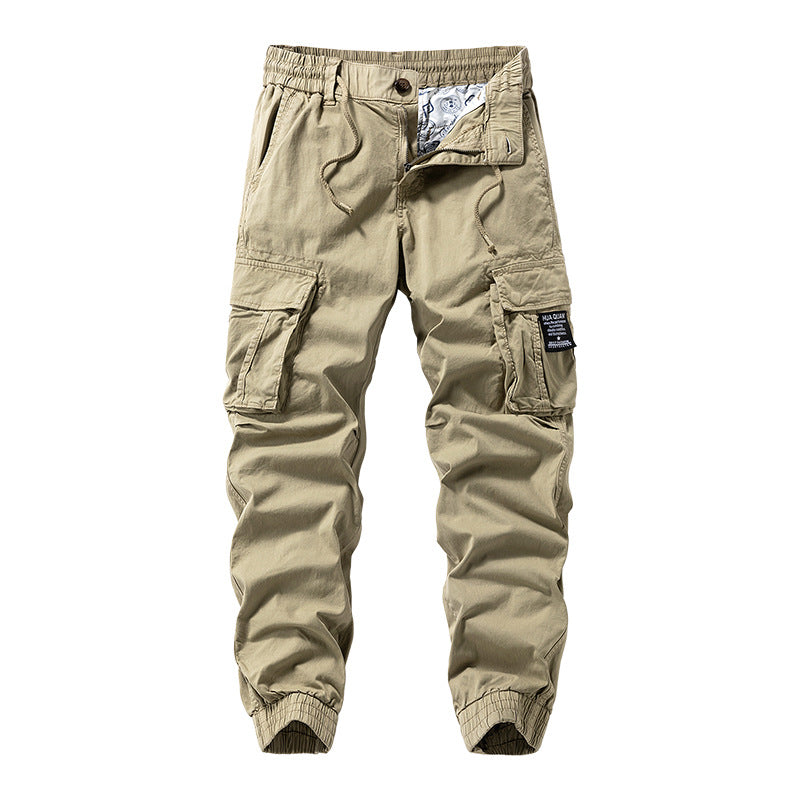 Men's Lightweight Ripstop Cargo Joggers with Comfort Waistband, Organizer Pockets and Ribbed Ankle Cuffs Mune Fashion
