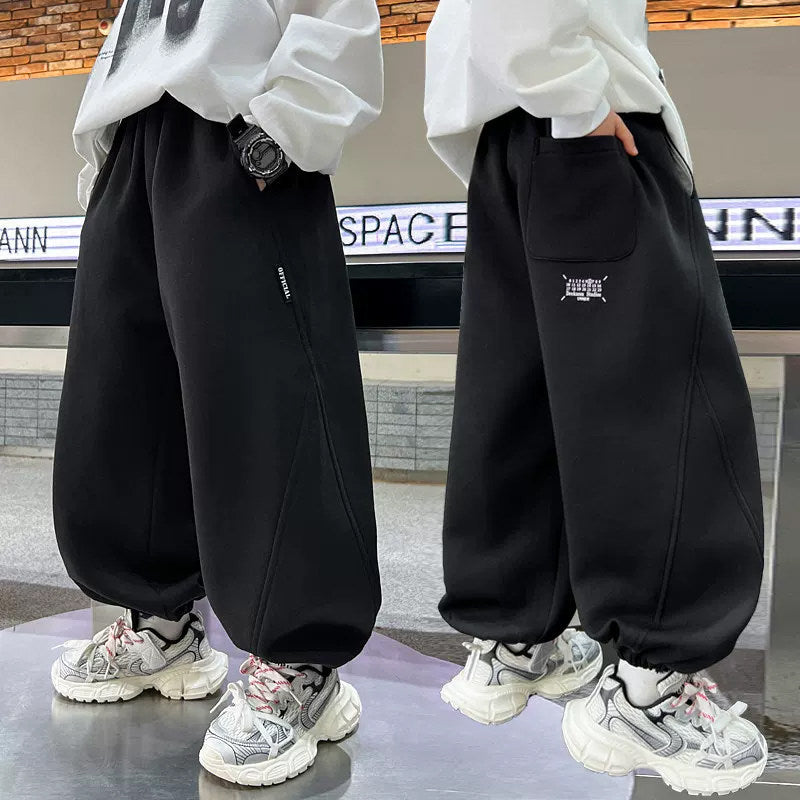 Unisex wide jogging pants with elastic waistband Mune Fashion