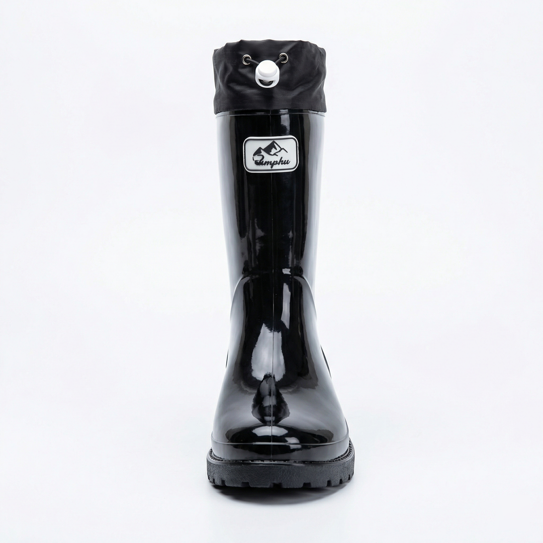 Women High Quality and Stylish Rubber Boots with Adjustable Lacing System Mune Fashion