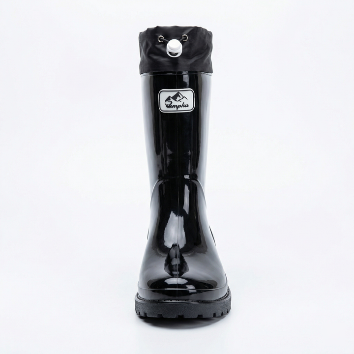 Women High Quality and Stylish Rubber Boots with Adjustable Lacing System Mune Fashion